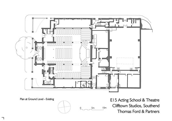 E15 Acting School & Theatre - Existing Ground Plan